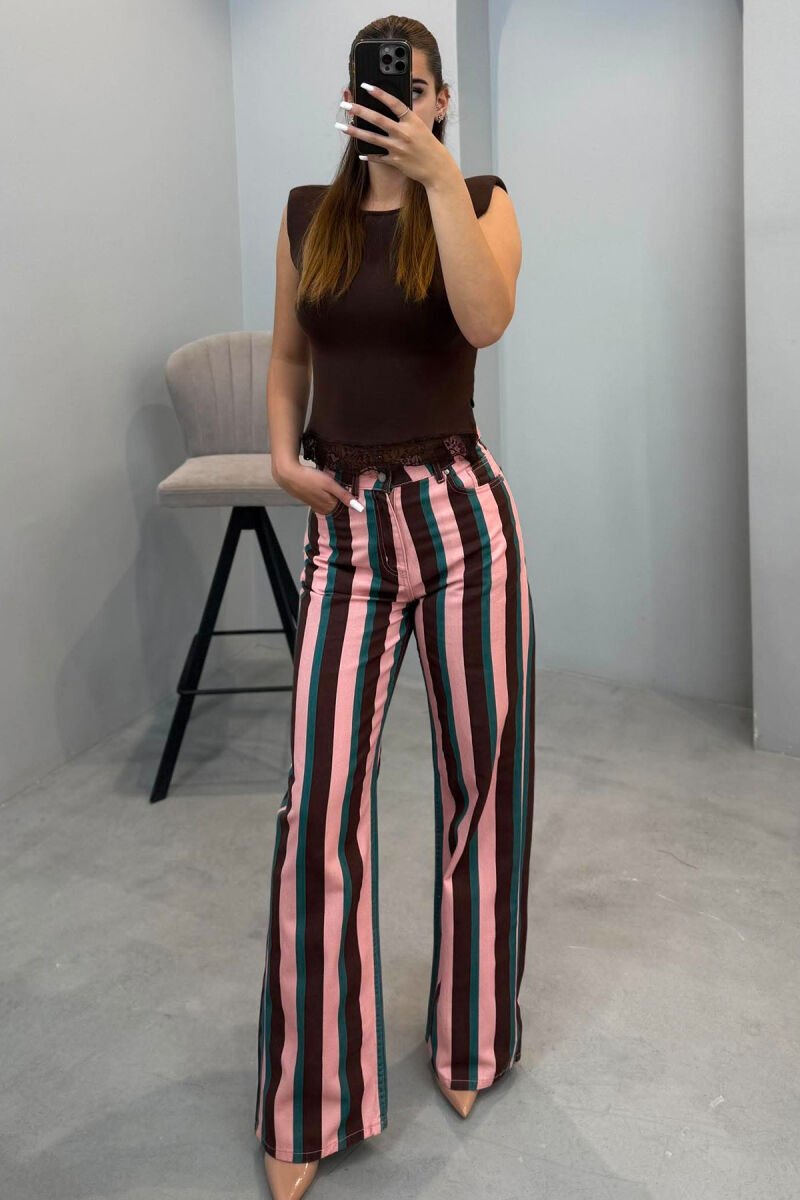 LINES DESIGN WIDE LEG WOMAN JEANS MULTIPLE/SHNGJ - 1