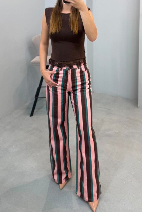 LINES DESIGN WIDE LEG WOMAN JEANS MULTIPLE/SHNGJ - 2
