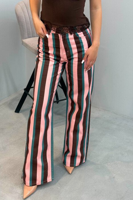LINES DESIGN WIDE LEG WOMAN JEANS MULTIPLE/SHNGJ - 5