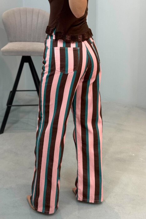 LINES DESIGN WIDE LEG WOMAN JEANS MULTIPLE/SHNGJ - 6