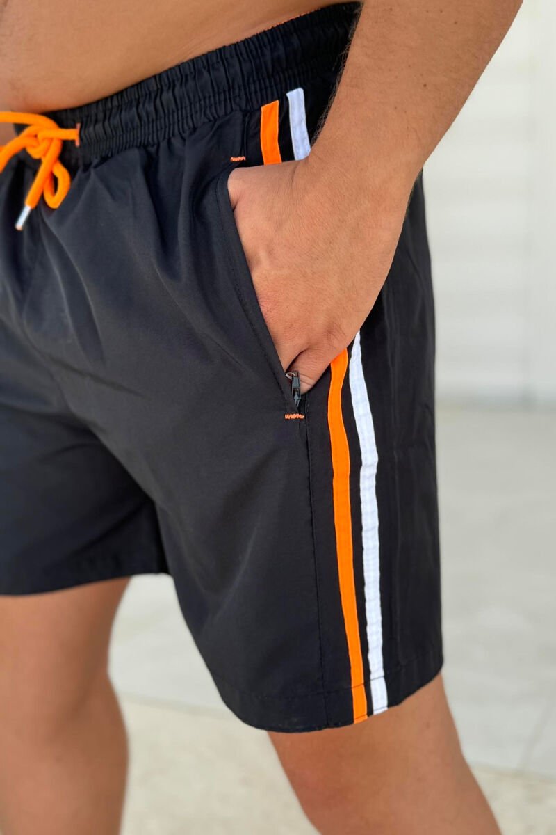 LINES SIMPLE MAN SWIM WEAR BLACK/ E ZEZE - 2