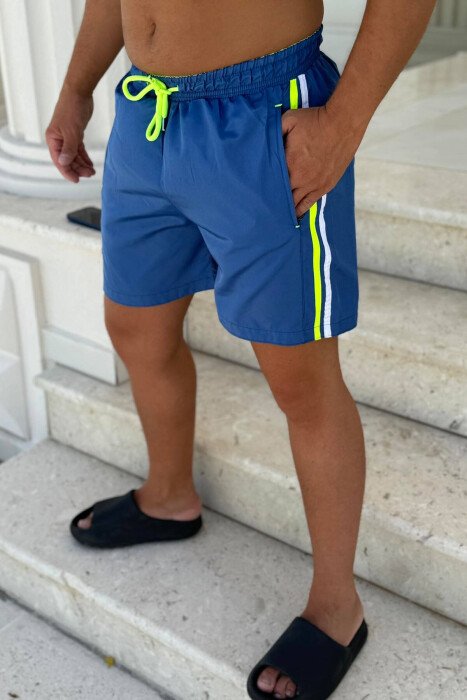 LINES SIMPLE MAN SWIM WEAR DARK BLUE/BEE 