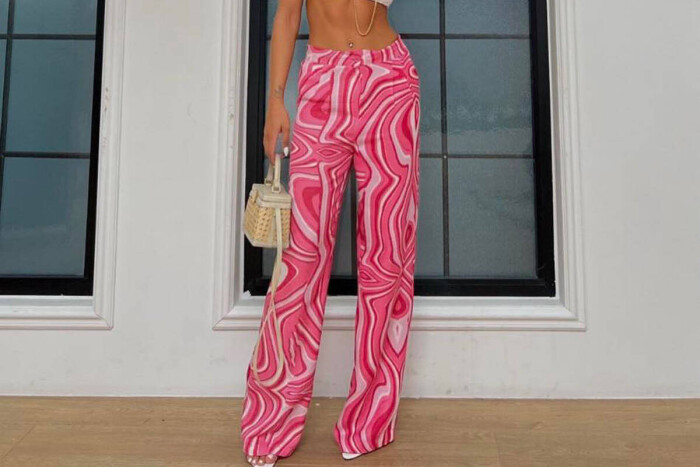 LINES SUMMER VIBES WOMAN TROUSERS PINK/ROZE - 2