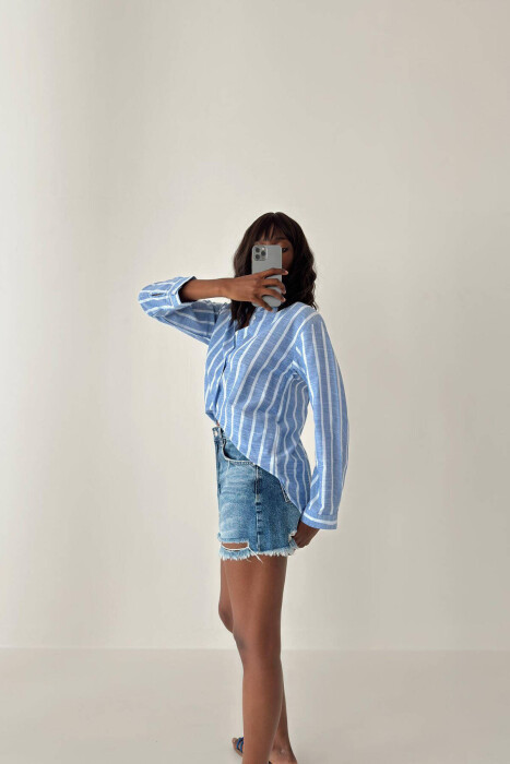 LINES WOMAN SHIRT BLUE/BLU - 2