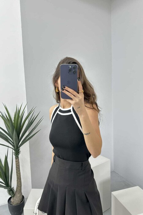 LINES WOMAN TOP BLACK/ E ZEZE - 4