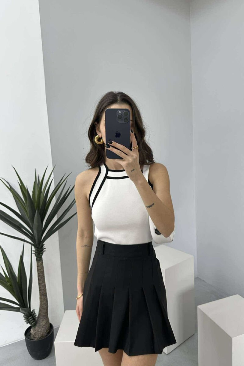 LINES WOMAN TOP WHITE-E BARDHE - 1
