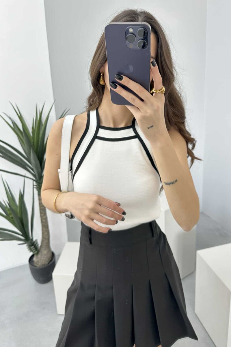 LINES WOMAN TOP WHITE-E BARDHE - 3