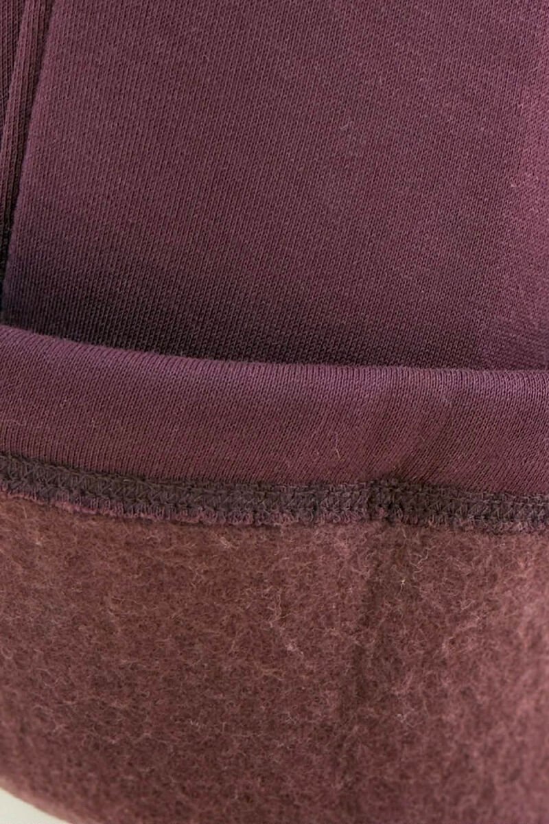 LITTLE WRITTINGS FLUFFY WOMEN SWEATPANTS BURGUNDY/VISHNJE - 6