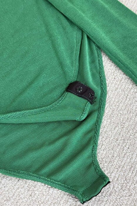 LONG SLEEVES ONE COLOR WOMEN BODY GREEN/JESHILE - 5