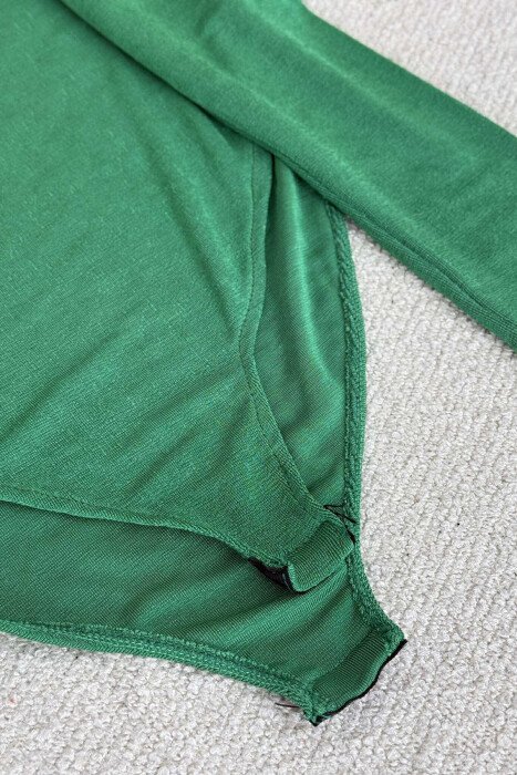 LONG SLEEVES ONE COLOR WOMEN BODY GREEN/JESHILE - 6
