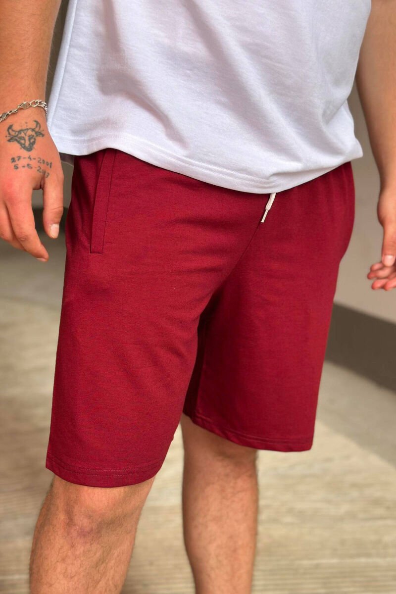 LOS ANGELES LAKERS MEN SHORTS BURGUNDY/VISHNJE - 2