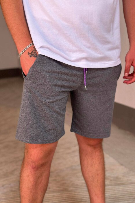 LOS ANGELES LAKERS MEN SHORTS DARK GREY/GEE - 2