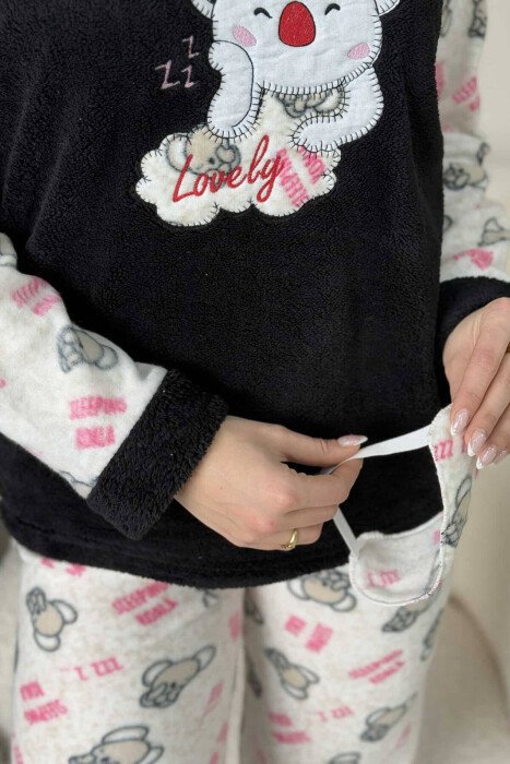 LOVELY WRITTING WOMEN PYJAMAS BLACK/ E ZEZE - 2