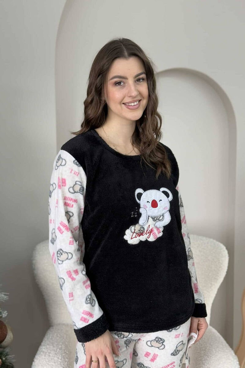 LOVELY WRITTING WOMEN PYJAMAS BLACK/ E ZEZE - 5