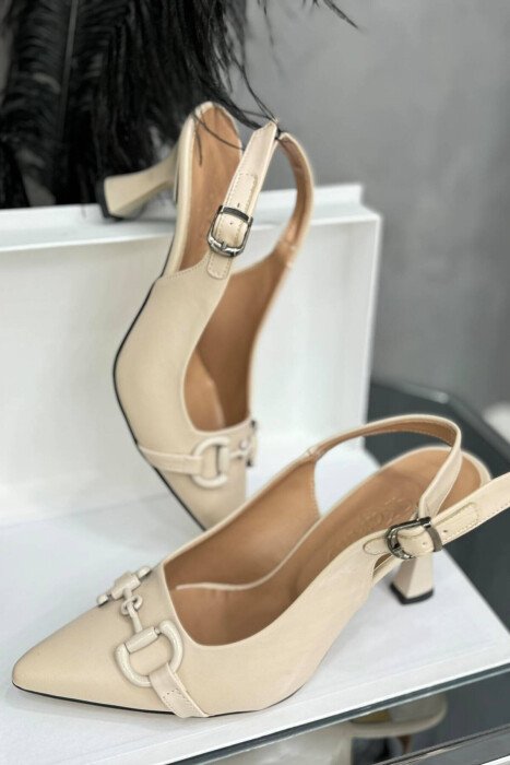MATT LEATHER WOMAN SANDALS BEIGE/BEZHE - 1