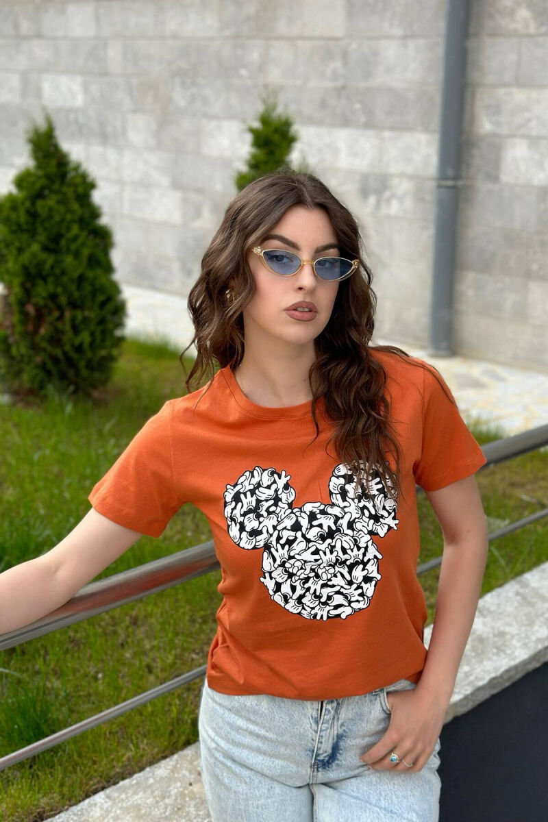 MINNIE MOUSE WOMEN T-SHIRT BRICK/TULLE - 3