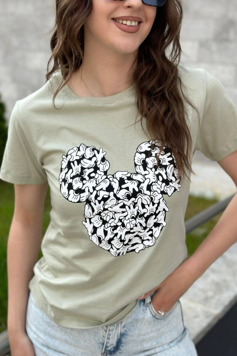 MINNIE MOUSE WOMEN T-SHIRT MINT/MENTE - 2