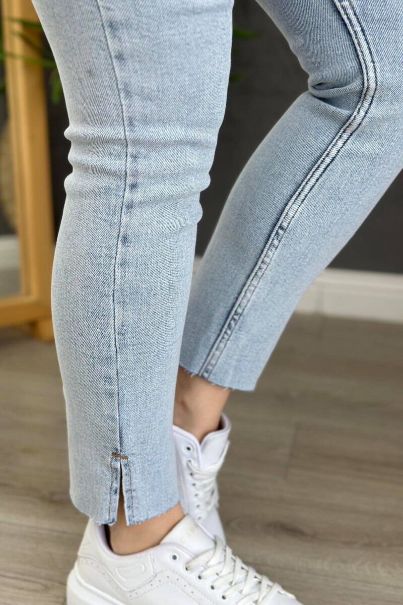 MOM JEANS WOMAN LIGHTBLUE/BZ - 2