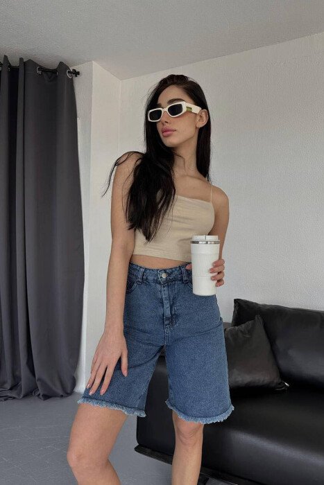MOM STYLE WOMAN JEANS BLUE/BLU - 1