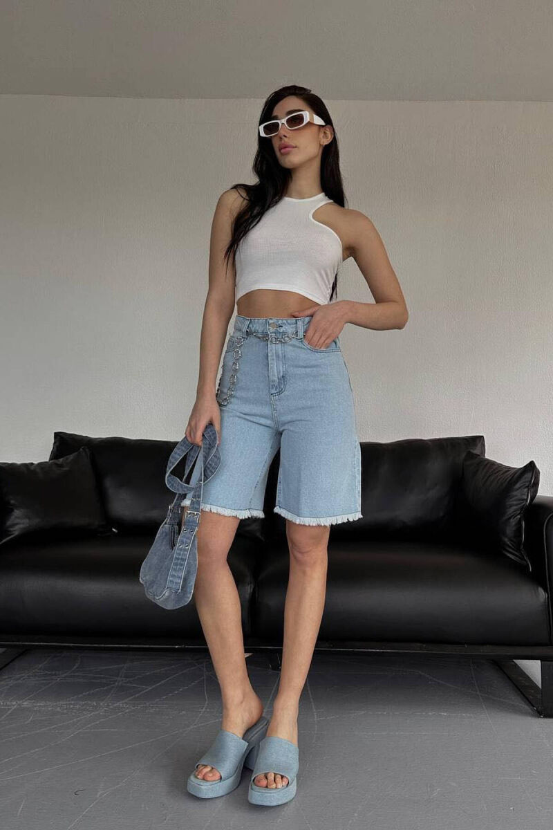 MOM STYLE WOMAN JEANS LIGHTBLUE/BZ - 3