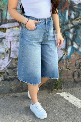 MOM STYLE WOMAN SHORTS BLUE/BLU - 3