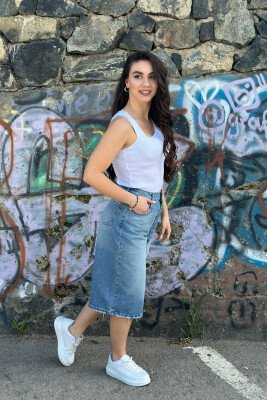 MOM STYLE WOMAN SHORTS BLUE/BLU - 4