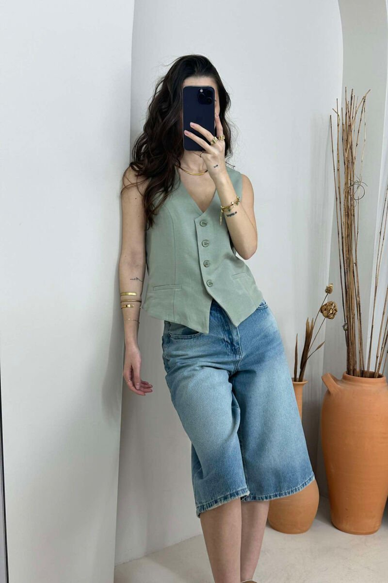 MOM STYLE WOMAN SHORTS LIGHTBLUE/BZ - 4