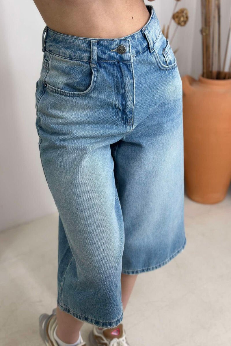 MOM STYLE WOMAN SHORTS LIGHTBLUE/BZ - 6