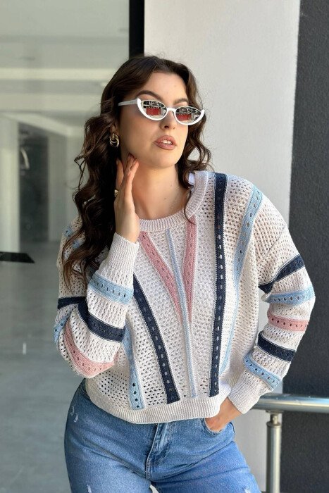 MULTIPLE COLOR WOMAN SWEATSHIRT MULTIPLE/SHNGJ - KLAUDIO FASHION