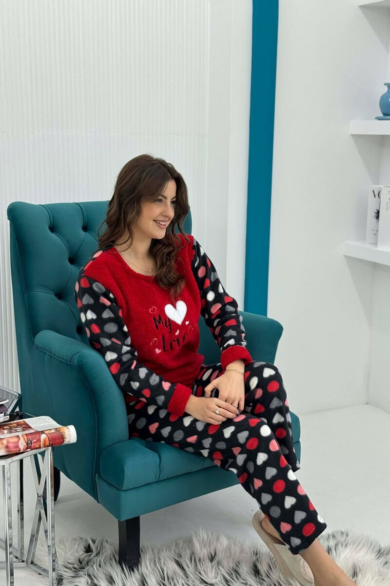 MY LOVE HEART WOMAN PYJAMAS RED/E KUQE - 1