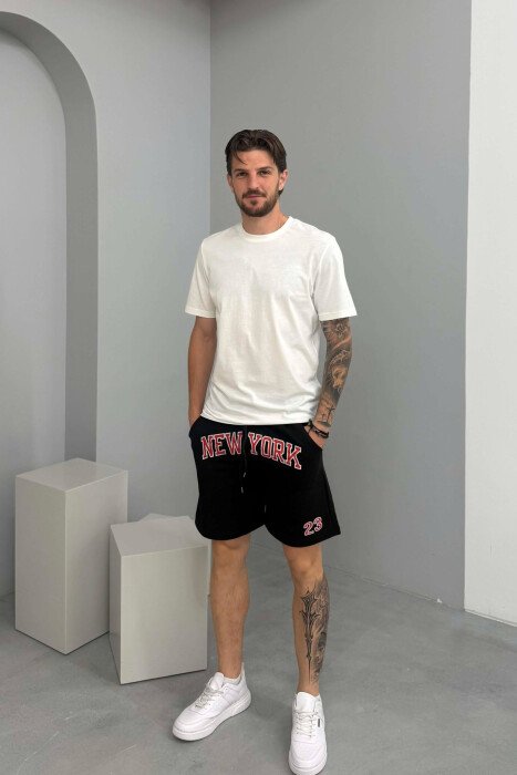 TUTA TE SHKURTRA ME SHKRIME PER MESHKUJ NE NGJYRE TE ZEZE - KLAUDIO FASHION