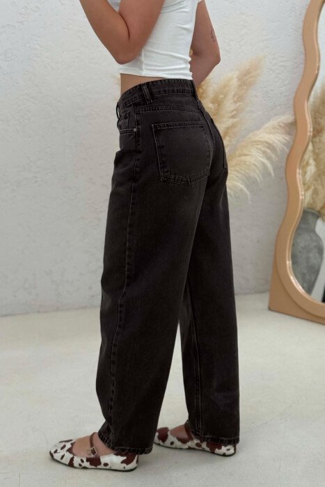 ONE COLOR BALLON WOMAN JEANS BROWN/KAFE - 6