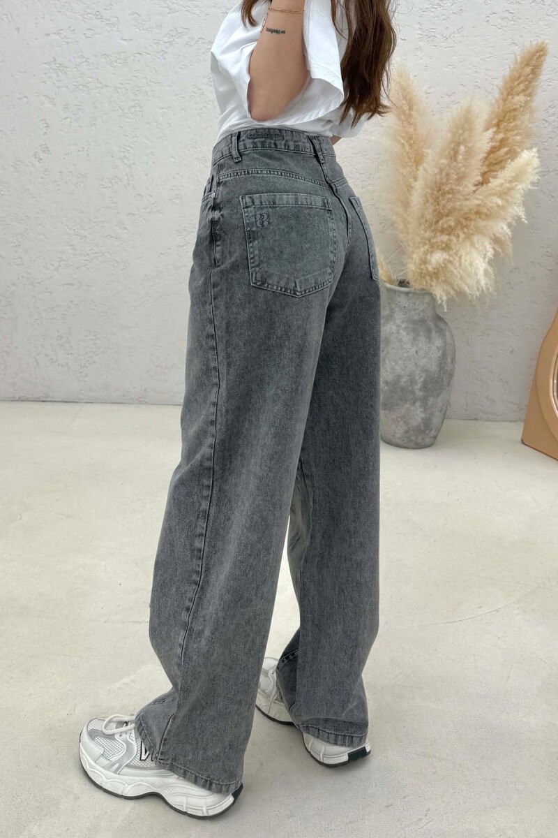 ONE COLOR BALLON WOMAN JEANS GREY/GRI - 4