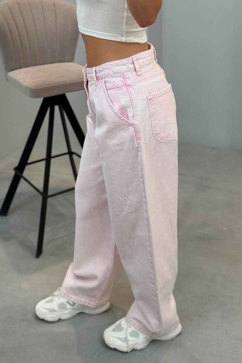 ONE COLOR BALLON WOMAN JEANS PINK/ROZE - 7