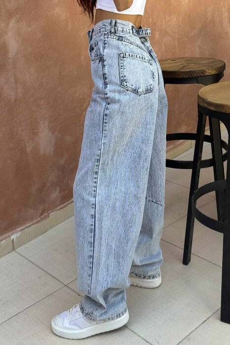 ONE COLOR BALLOON WOMEN JEANS LIGHTBLUE/BZ - 4