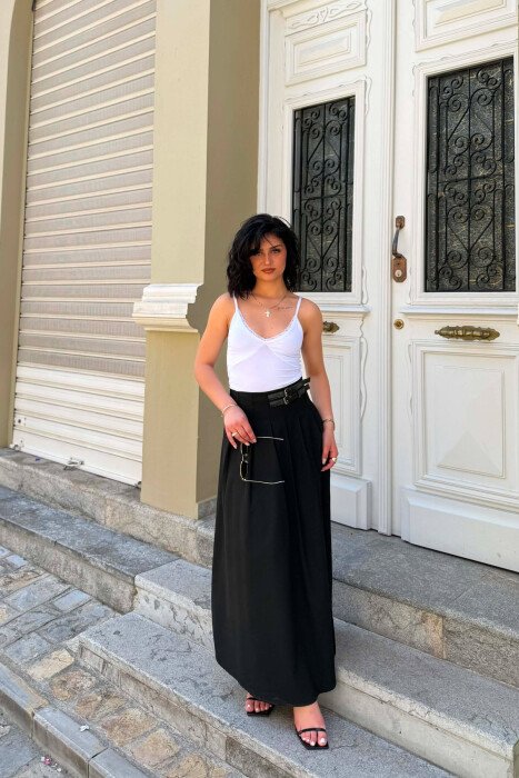 FUND NJE NGJYRESH ME DETAJIN E RRIPIT PER FEMRA NE NGJYRE TE ZEZE - KLAUDIO FASHION