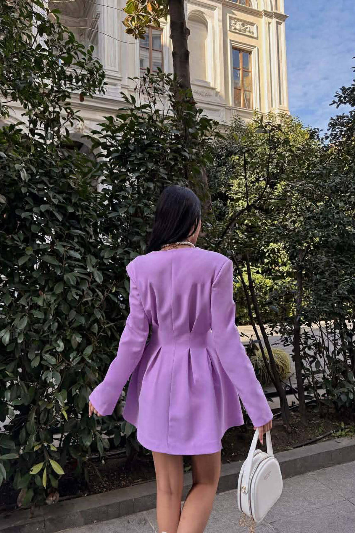 purple blazer dress Amazon.com: BELLA BARNETT Purple Women's Adult Mini Dress
