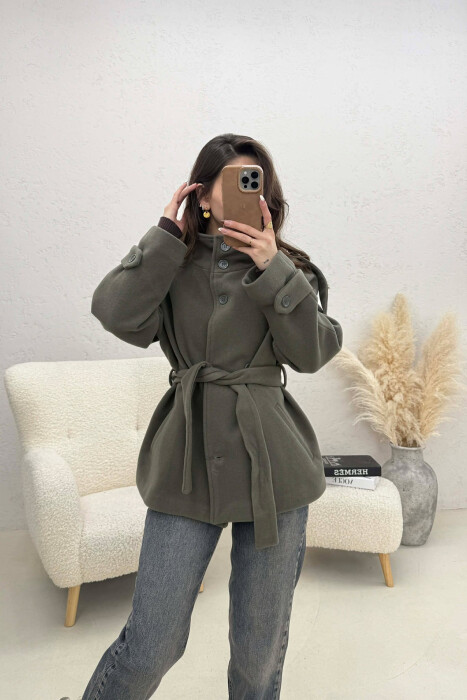 PALLTO ME KOPSA PER FEMRA NE NGJYRE ULLIRI - KLAUDIO FASHION