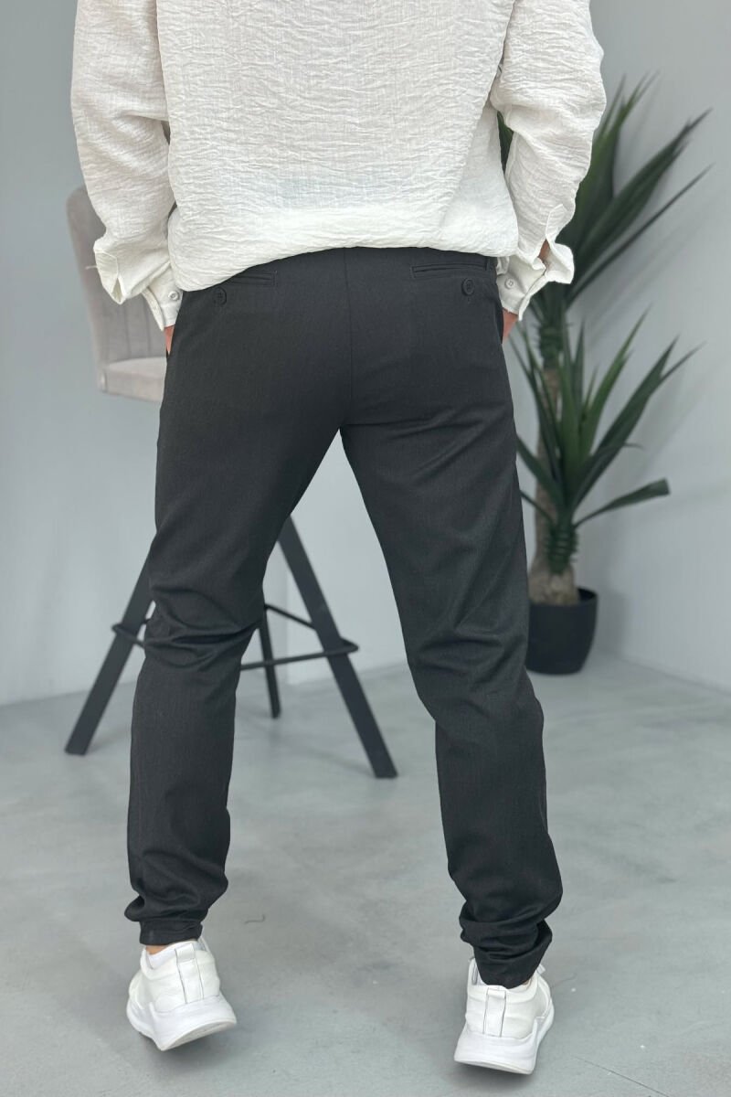 ONE COLOR CLASSIC MEN PANTS DARK GREY/GEE - 2