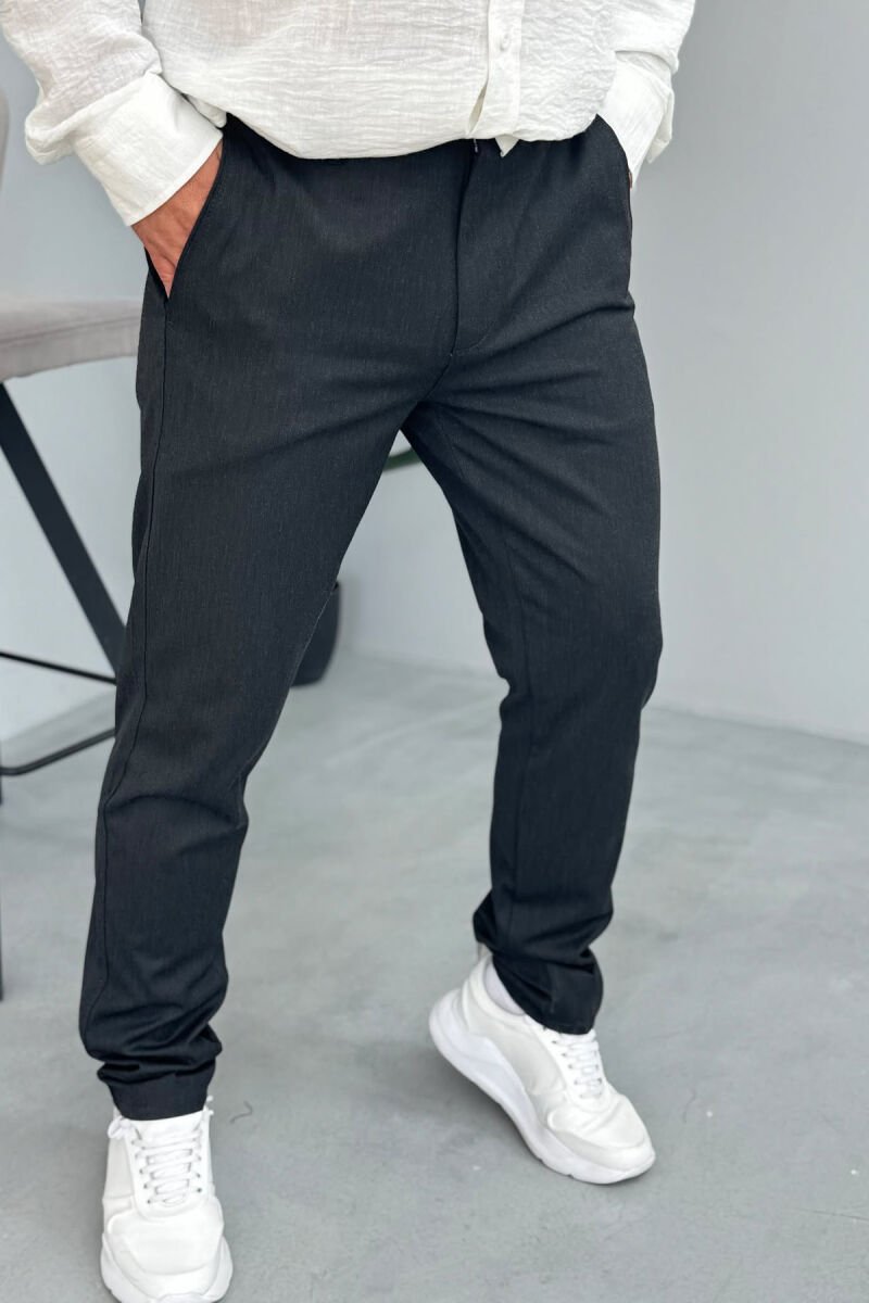 ONE COLOR CLASSIC MEN PANTS DARK GREY/GEE - 3