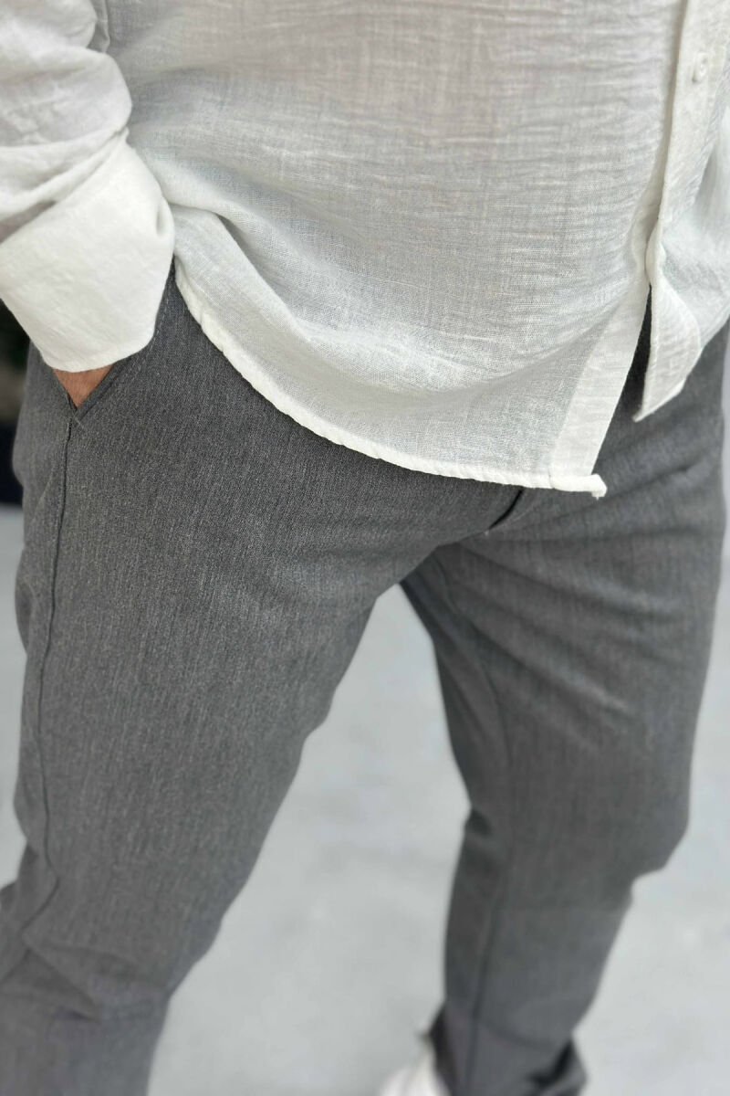 ONE COLOR CLASSIC MEN PANTS GREY/GRI - 2