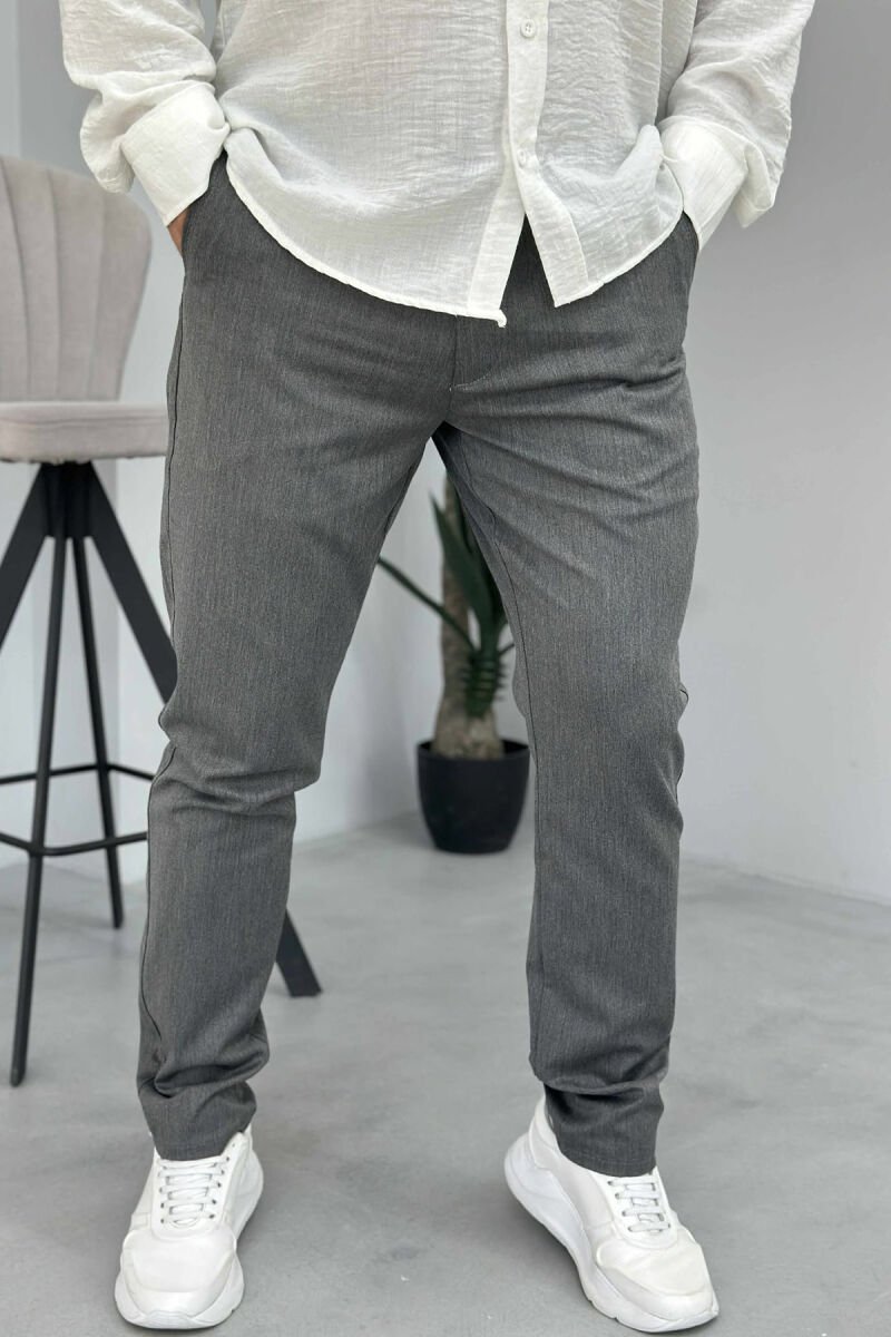 ONE COLOR CLASSIC MEN PANTS GREY/GRI - 5