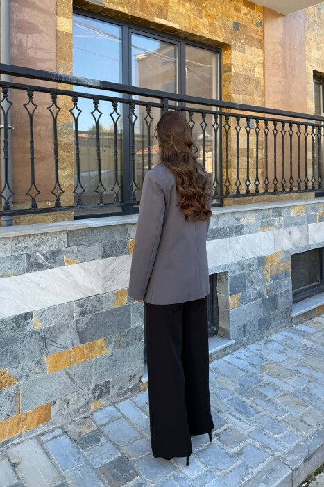 ONE COLOR CLASSIC WOMAN JACKET GREY ASH/GRI HIRI - 4