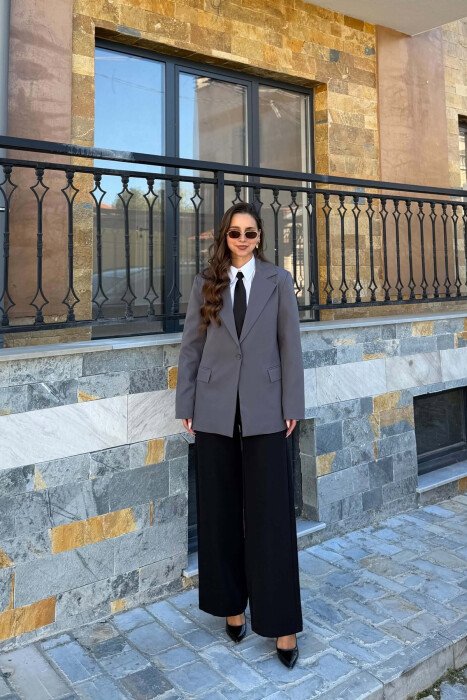 ONE COLOR CLASSIC WOMAN JACKET GREY ASH/GRI HIRI 