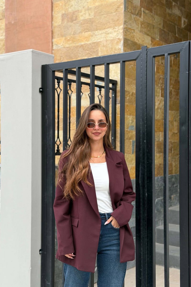 ONE COLOR CLASSIC WOMAN JACKET PURPLE/LEJLA - 1
