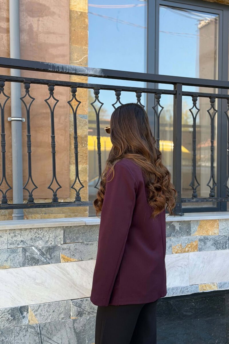 ONE COLOR CLASSIC WOMAN JACKET PURPLE/LEJLA - 4