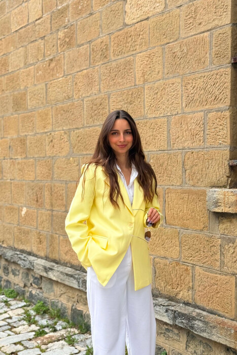 XHAKETE KLASIKE PER FEMRA NE NGJYRE TE VERDHE - KLAUDIO FASHION