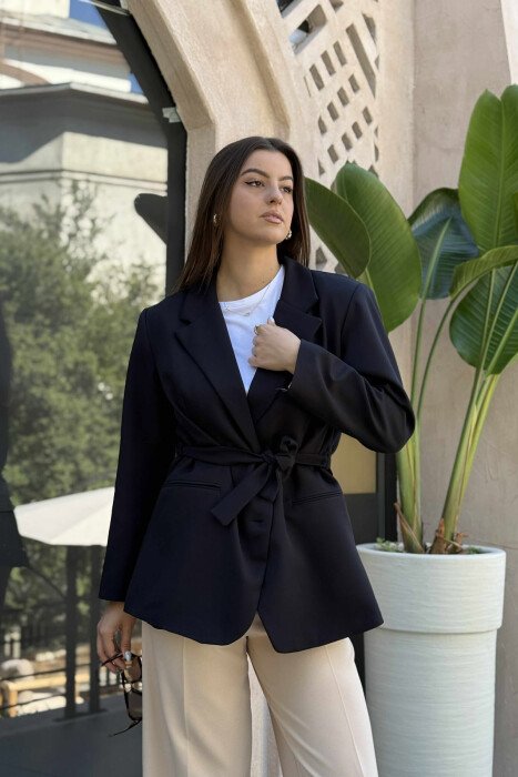 ONE COLOR CLASSIC WOMEN JACKET BLACK/ E ZEZE - 1