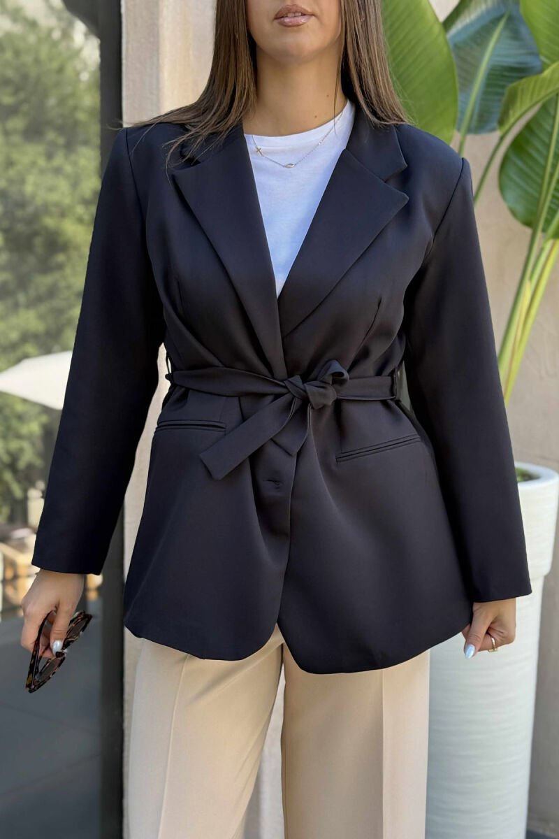 ONE COLOR CLASSIC WOMEN JACKET BLACK/ E ZEZE - 5