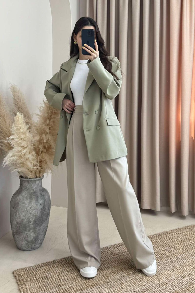 ONE COLOR CLASSIC WOMEN JACKET OLIVE/ULLI - 2